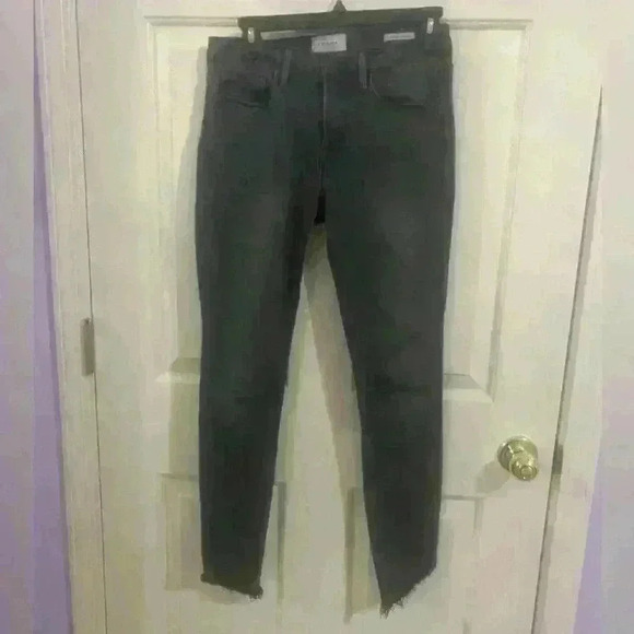 FRAME Le Skinny De‎ Jeanne Raw Hem Ankle Jean 27 - Picture 3 of 10